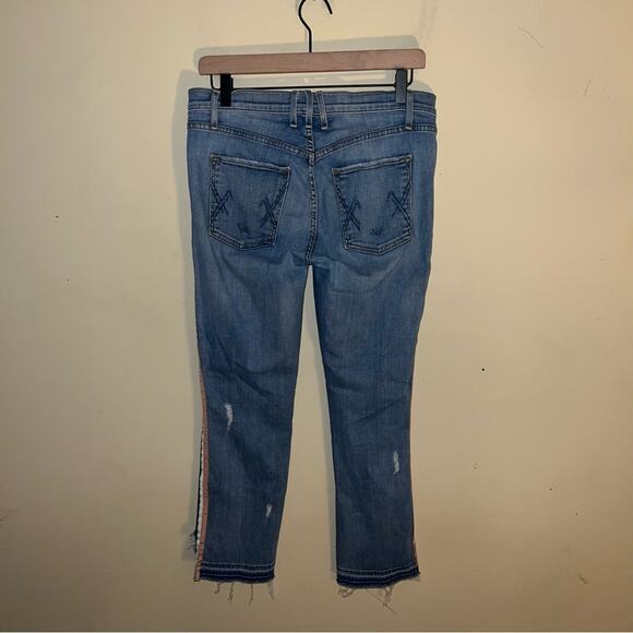 MCGUIRE ANTHROPOLOGIE distressed raw hem cuff jeans 28 - Picture 5 of 5